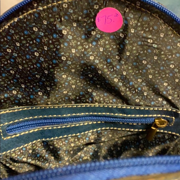 Moroccan Leather Crossbody Backpack - Picture 8 of 11